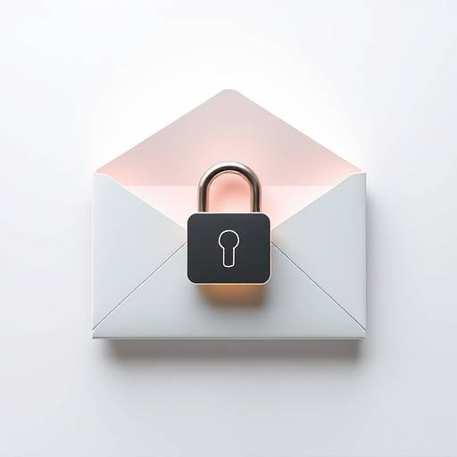 An envelope icon with a lock on it, symbolizing secure communication and privacy when contacting the company.