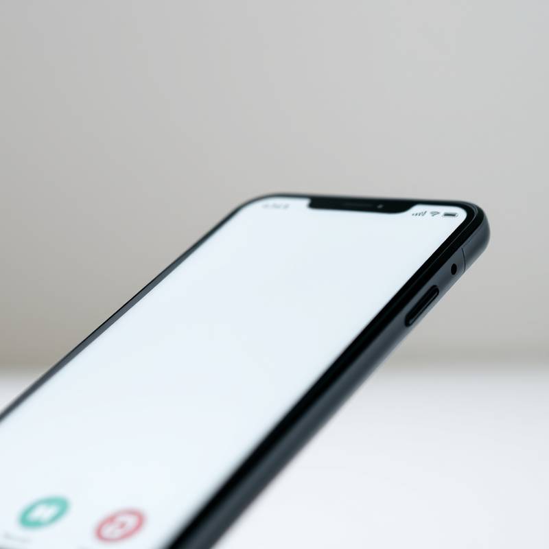 Close-up of a mobile app interface showcasing a clean and intuitive user experience.