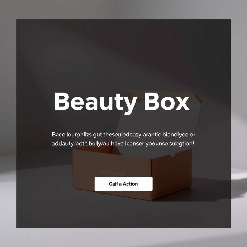 Email marketing campaign design for 'BeautyBox Subscription', showcasing a visually appealing layout, personalized content, and a clear call-to-action to increase subscriber engagement.