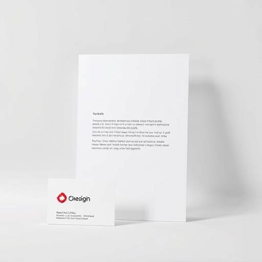 Mockup of a branding campaign featuring a logo, business card, and letterhead.